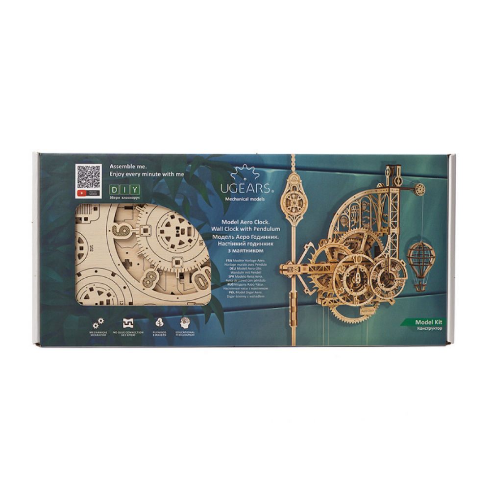 Ugears Aero Clock Model